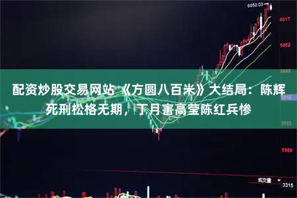 配资炒股交易网站 《方圆八百米》大结局：陈辉死刑松格无期，丁月害高莹陈红兵惨